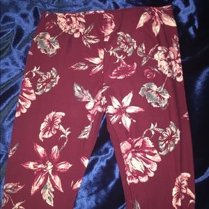 Floral leggings